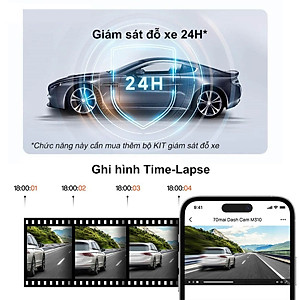 Camera hành trình 70mai M310 Ghi hình 2K (QHD) Góc quay rộng 130° (Cam trước) - Hàng chính hãng