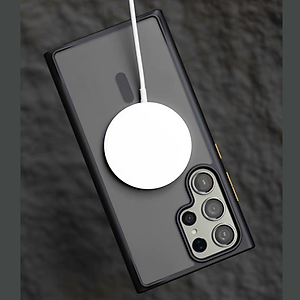 Ốp lưng nhám sạc từ tính cho Samsung Galaxy S23 Ultra hiệu Likgus PC Ultra-thin Frosted Magnetic Case - mặt lưng nhám mờ chống bám bẩn, gờ bảo vệ Camera 0.5mm - Hàng nhập khẩu