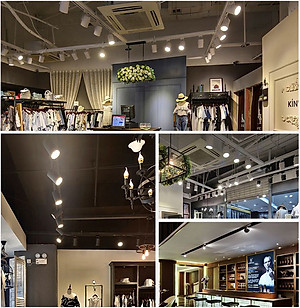 Combo 3 đèn rọi ray + 1 ray 1 mét vỏ trắng DX100 loại chuẩn