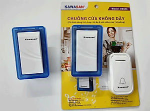 CHUÔNG CỬA KHÔNG DÂY DB658 (BLACK) THƯƠNG HIỆU KAWASAN