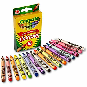 Hộp 16 Bút Sáp Màu Crayon - Crayola 523016