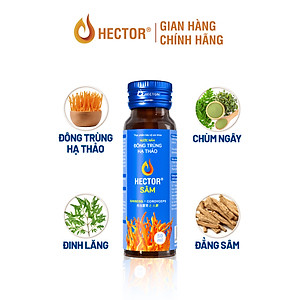 Nước Nấm Đông Trùng Hạ Thảo HECTOR Sâm tăng cường đề kháng, bồi bổ cơ thể