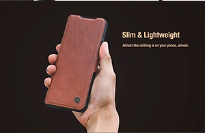 Bao Da dành cho Samsung Galaxy Z Fold 3 hiệu Nillkin Aoge Leather Cao Cấp - Hàng nhập khẩu