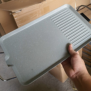 Bếp nướng điện không khói Fujika FJ-EG3515 men chống dính vân đá, công suất 1400W, màu ngẫu nhiên-hàng chính hãng