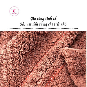 Khăn tắm cao cấp Việt Thư, khăn tắm sợi microfiber ngoại nhập siêu mềm, siêu thấm, 70x140 cm, 320gr - Hàng Chính Hãng 