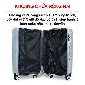 Vali du lịch Vali kéo cao cấp chính hãng Size 24inch  KS-218