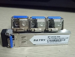 Modul quang 1.25G BTON  BT-OC24-20A ( 1 sợi đầu A 1310/1550nm 20KM- Hãng: BTON) Hàng Nhập Khẩu