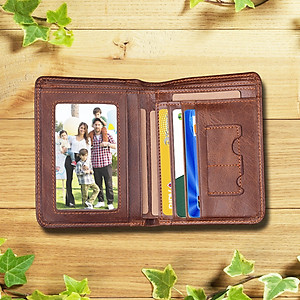 Ví nam H04 100% da bò thật cao cấp siêu bền đẹp BH 1 năm + hộp sang trọng | Thương hiệu BALZIO