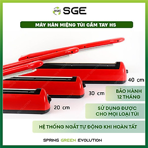 Máy hàn miệng túi đa năng HS40, dùng được cho mọi loại túi, phù hợp nhu cầu gia đình, hộ kinh doanh. Hàng chính hãng Thái Lan 