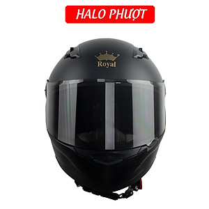 Mũ bảo hiểm Fullface Royal M136 – Đen Nhám – 1 Kính