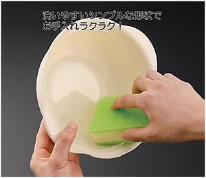 Combo bát tô dùng trong lò vi sóng 1.2L + bát nhựa tròn họa tiết thỏ/trăng 390ml - made in Japan