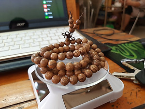 Combo 2 Vòng tràng 108 hạt gỗ đàn hương phong thủy niệm phật, kiêm vòng thời trang sang trọng đẳng cấp