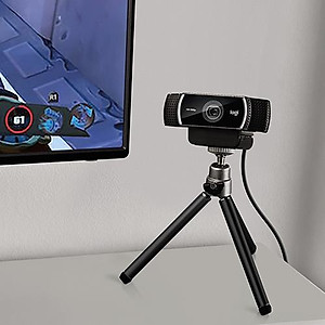 Webcam Logitech C922 Full HD 1080p - 720p/60FPS micro kép to rõ, tự động lấy nét và chỉnh sáng HD, phù hợp PC/ Laptop/ Mac - Hàng chính hãng