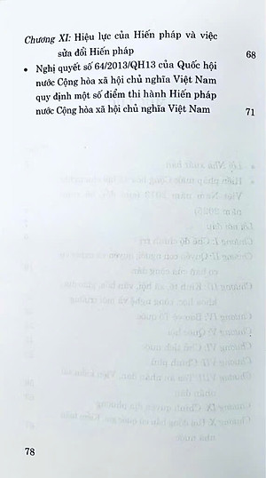 Hiến Pháp Nước Cộng Hoà Xã Hội Chủ Nghĩa Việt Nam Năm 2013 ( Sửa Đổi, Bổ Sung Năm 2025)