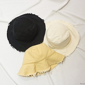 NÓN BUCKET TAI BÈO VIỀN RÁCH TUA RUA