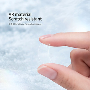 Bộ 2 Miếng dán kính cường lực camera Samsung Galaxy S20 Plus mỏng 0.22mm hiệu Nillkin InvisiFilm độ cứng 9H chống vân tay không ảnh hưởng chất lượng ảnh chụp - Hàng nhập khẩu