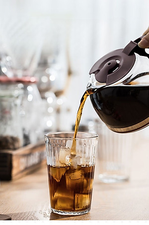 Máy Pha Cà Phê BEAR KFJ-A06Q1 Kiêm Pha Trà Công Suất 550 W - Hàng Nhập Khẩu