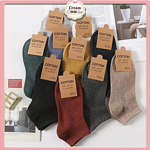 Combo 10 Đôi Tất Nam/Nữ Cổ Ngắn Hàng Loại 1 Co Giãn Tốt,Thấm Hút Mồ Hôi.Khử Mùi ,Kháng Khuẩn