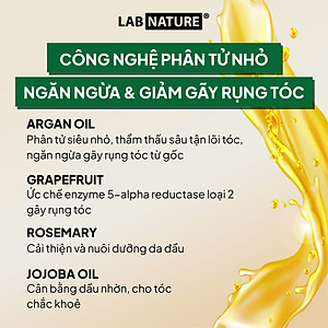 Dầu gội LAB NATURE Men Hair-loss - Công Nghệ Giảm Rụng Tóc - 470g
