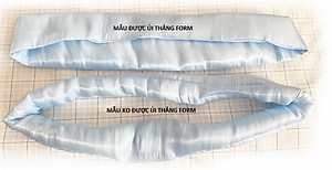 Cột tóc scrunchies màu ngọc ánh kim sang trọng size trung lớn