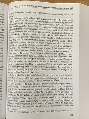 Bình luận khoa học Luật Đất đai năm 2024