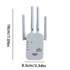 Kích sóng Wifi 4 râu tốc độ cao 300mpbs 2.4G Mở rộng vùng phủ sóng, cải thiện tốc độ mạng WiFi - Hàng chính hãng/ Hàng nhập khẩu