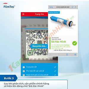 LÕI LỌC NƯỚC KANGAROO SỐ 4 - MÀNG DOW FILMTEC NEW - Hàng Chính Hãng