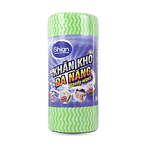 Khăn bếp đa năng cuộn 50 tờ Shian lau sạch đồ dùng bếp vệ sinh nhà cửa -Khăn đa năng