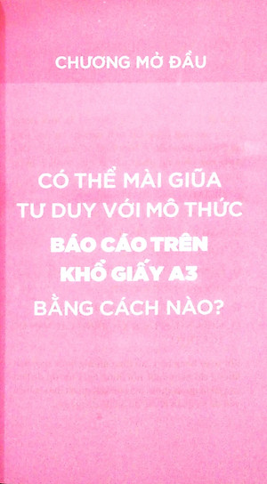 Sách Tư Duy Theo Khổ Giấy A3