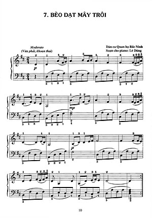 Sách Piano Cho Thiếu Nhi - Tập 4 (Kèm CD + links tải MP3)