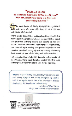 Sách - Luật Trí Não Dành Cho Trẻ