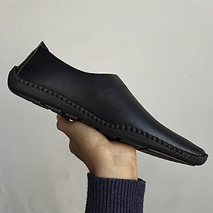 Giày Lười Da Nam Đế Khâu Mã SEN05