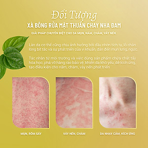 Xà Bông Tắm Thuần Chay Cao Cấp Lá Trầu Không Heebee's Sạch Khuẩn, Ngăn Ngừa Vi Khuẩn, Giảm Mụn Lưng, Giảm Sần 100G