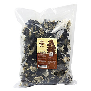 Nấm Mèo Khô (Nấm Mộc Nhĩ Khô) - Nông Trại Nấm Xanh