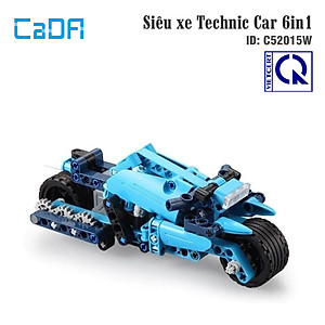 Đồ Chơi Lắp Ráp Xe Kéo Cót Chạy Đà Siêu Xe Technic Car 6in1 C52015W ( 6 trong 1)