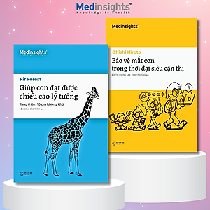 [ThangLong Bookstore] | Giúp Con Đạt Được Chiều Cao Lý Tưởng + Bảo Vệ Mắt Con Trong Thời Đại Siêu Cận Thị