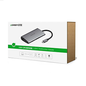 Cáp chuyển đa năng USB Type-C (6 in 1) Ugreen 50539 - Hàng chính hãng