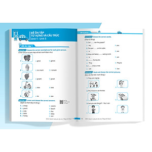 Sách Đề ôn tập từ vựng và cấu trúc tiếng Anh lớp 2