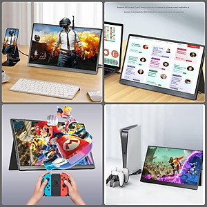 Màn hình di động 15,6 inch Full HD IPS ( 1920 x 1080 ) cho máy tính , laptop , smartphone , máy game