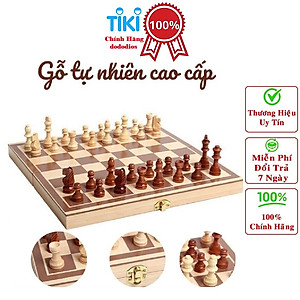 Cờ Vua Gỗ - Cờ Vua Cao Cấp - Đồ Chơi Bằng Gỗ Tự Nhiên - Chính hãng dododios