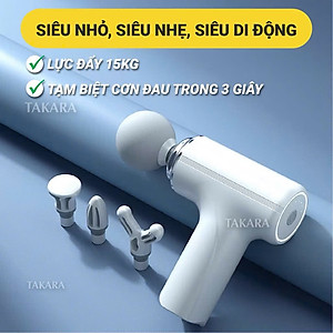 LOẠI 1 PIN KHỎE] Máy massage cầm tay, máy massage cổ vai gáy 6 Cấp Độ Chuyên Sâu Đa Năng Bảo Hành 12 Tháng