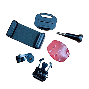 Bộ Kẹp Điện Thoại Dán Lên Mặt Đồng Hồ Xe Máy Xoay 360 - Hàng chính hãng