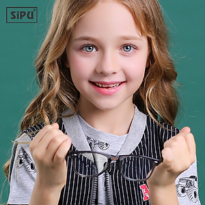 [Kèm Video] Mắt Kính Trẻ Em SiPU Chính Hãng MK07 Chống Ánh Sáng Xanh + Chống gãy - Bé Trai Bé Gái (Kèm Hộp Ô Tô)