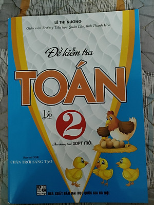 Đề kiểm tra Toán lớp 2 theo chương trình GDPT mới