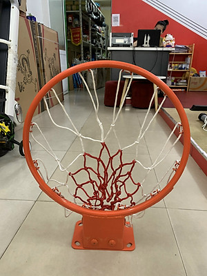 Vành rổ thi đấu tiêu chuẩn phi 45cm nặng 7.5kg chắc chắn từ sắt đặc 2cm và có lò xo đàn hồi chống rung