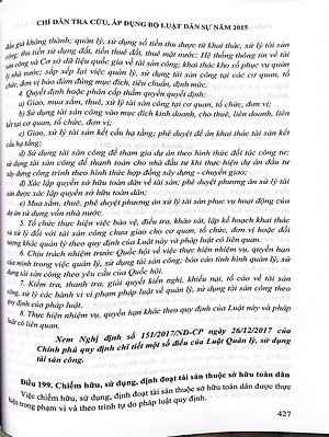 Chỉ dẫn tra cứu áp dụng Bộ luật Dân sự năm 2015 (Tái bản lần thứ nhất có sửa đổi bổ sung)