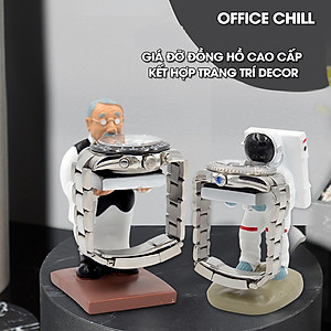 Giá Đỡ Đồng Hồ Đeo Tay Hộp Đựng Đồng Hồ Trong Suốt Chống Bụi Trang Trí Decor GDDH Office Chill