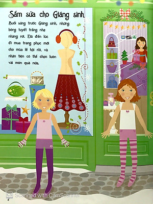 Sách Dán Hình Sáng Tạo Trang Phục Búp Bê - Giáng Sinh Hạnh Phúc