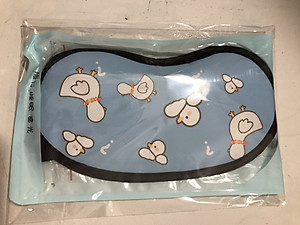 Kính Ngủ Hàn Quốc Có Túi GEL Làm Mát Mắt - Miếng Bịt Mắt Che Mắt Khi Ngủ ( phát màu ngẫu nhiên )