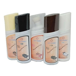 Xi nước đánh bóng Huy Hoàng màu đen, nâu, vàng bò, trắng, không màu HT9129-30-31-32-33